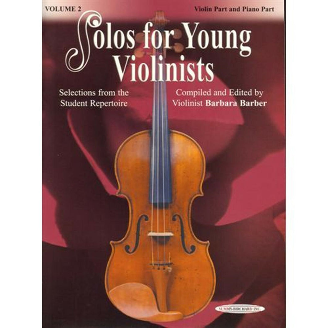 Solos for Young Violinists Vol 2 Violin Part and Piano Part Barbara Barder