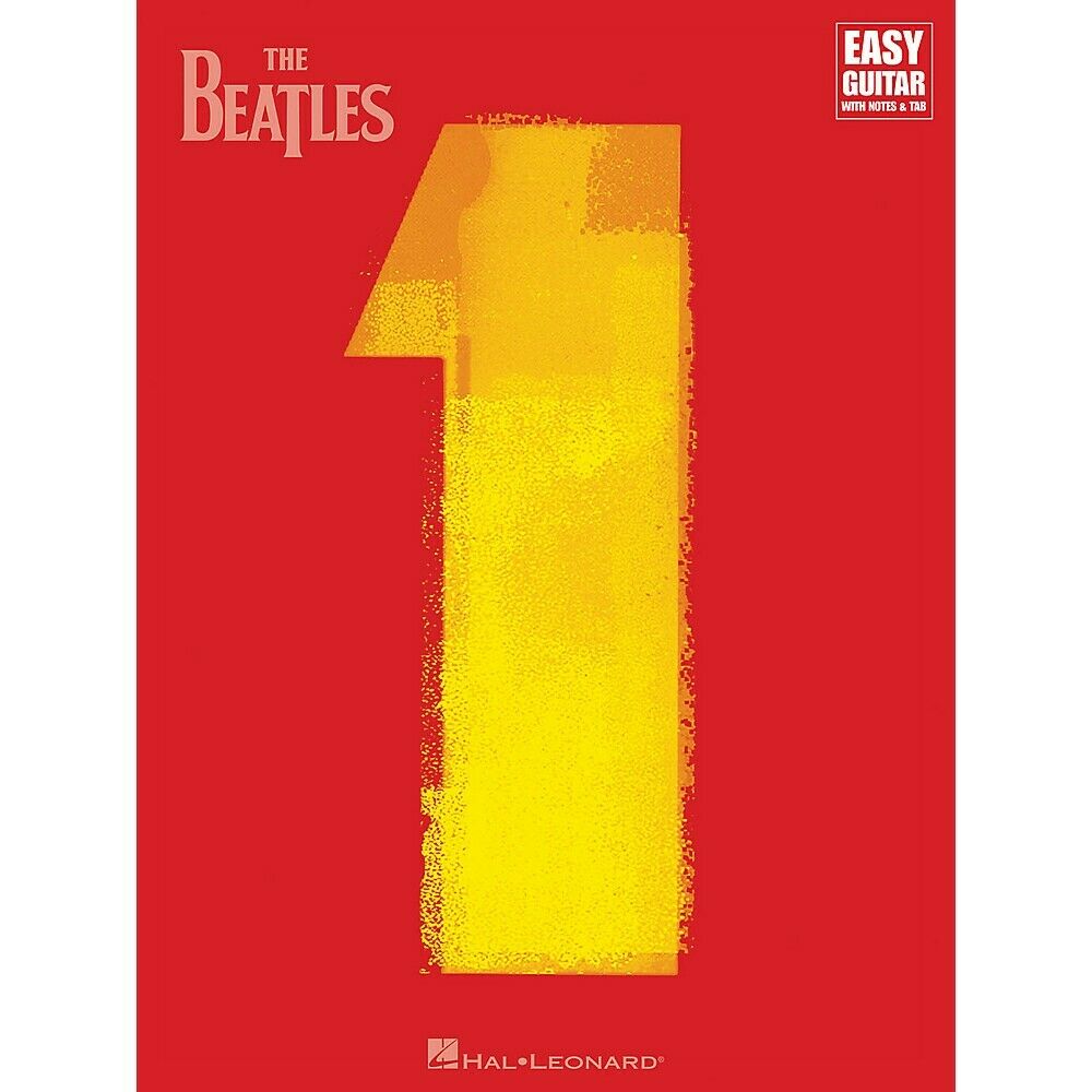 The Beatles 1 Easy Guitar with Notes and Tab