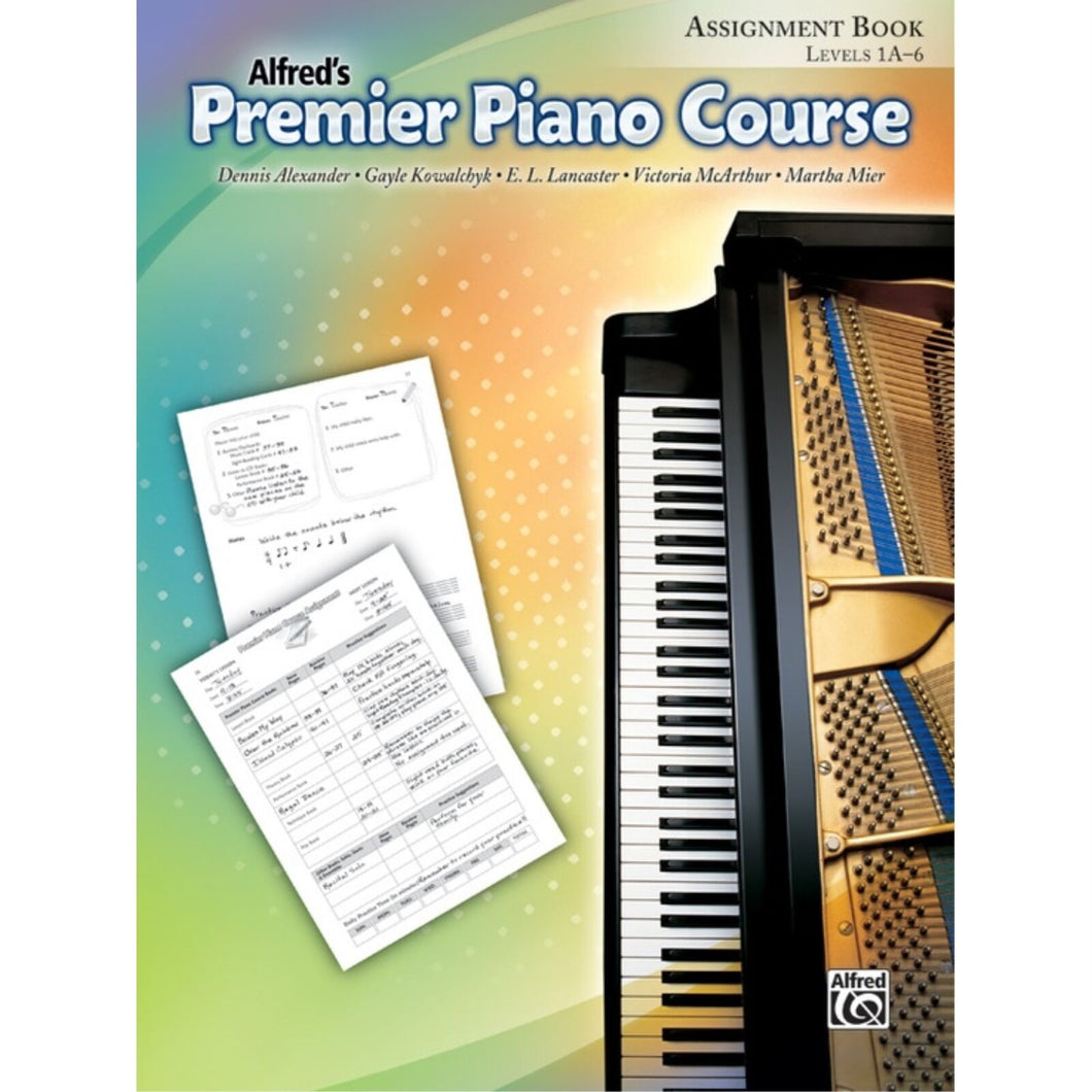 Alfred's Premier Piano Course, Assignment Book Levels 1A-6