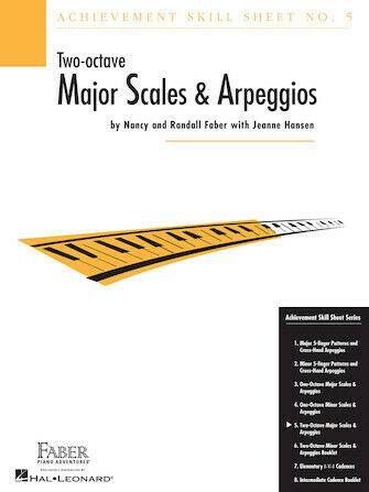 Faber Achievement Skill Sheet No. 5 - Two Octive Major Scales and Arpeggios