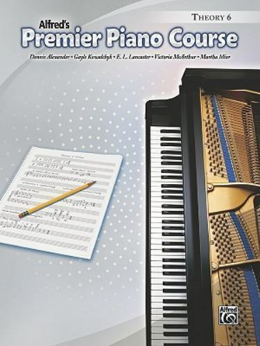 Alfred's Premier Piano Course Theory 6