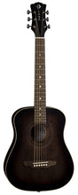Load image into Gallery viewer, Luna Safari SAF ART Vintage Acoustic Guitar with gigbag
