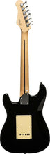 Load image into Gallery viewer, Stagg SES-30 Strat Style 3/4 Size Electric Guitar - Black

