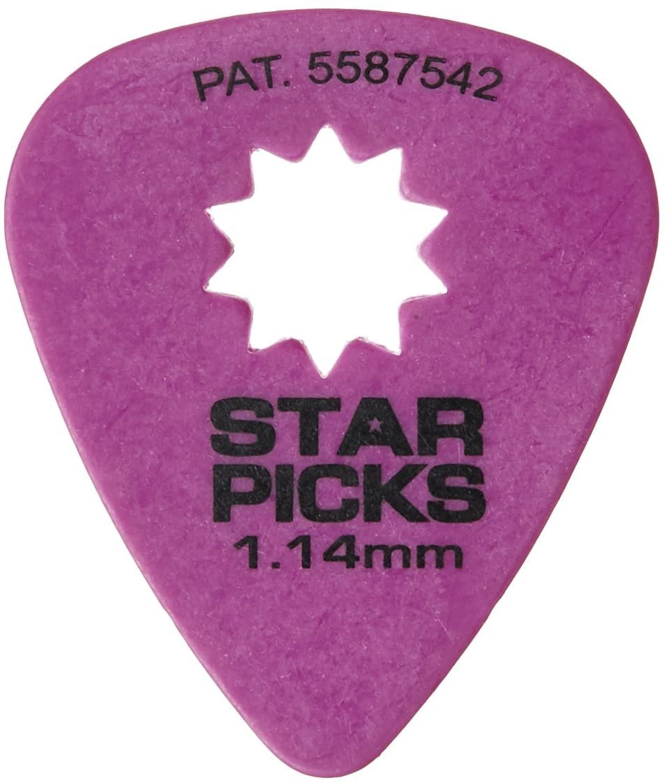 Everly 30026 Star Picks 12-pack 1.14mm Purple