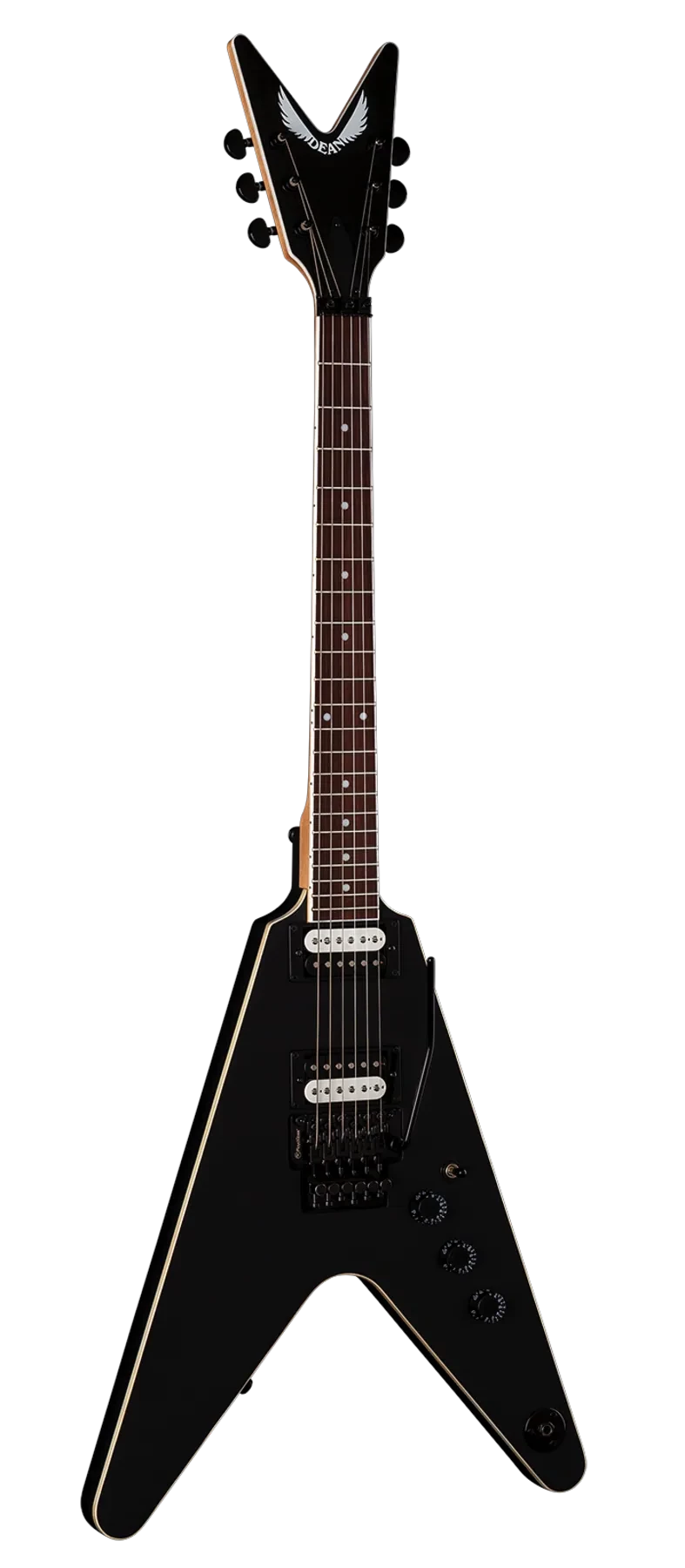 Dean V X Floyd Black Satin Electric Guitar